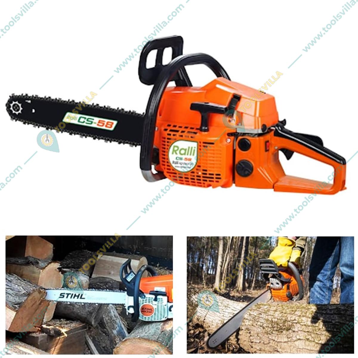 Ralli Inch Petrol Chainsaw Machine Cc Stroke