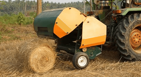 Made In India Super Sale Agriculture Round Straw Hay Baler Machine Attachment