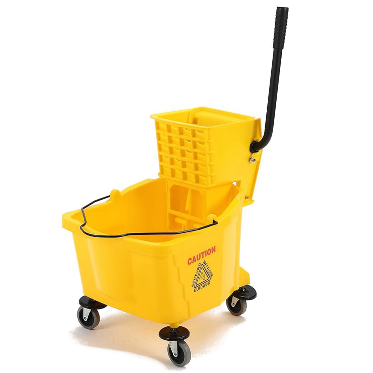 Nilkamal - Deluxe Single Mop Wringer Trolley 32L for Cleaning and Mopping